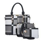 Luxury Handbags Plaid Women