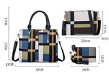 Luxury Handbags Plaid Women