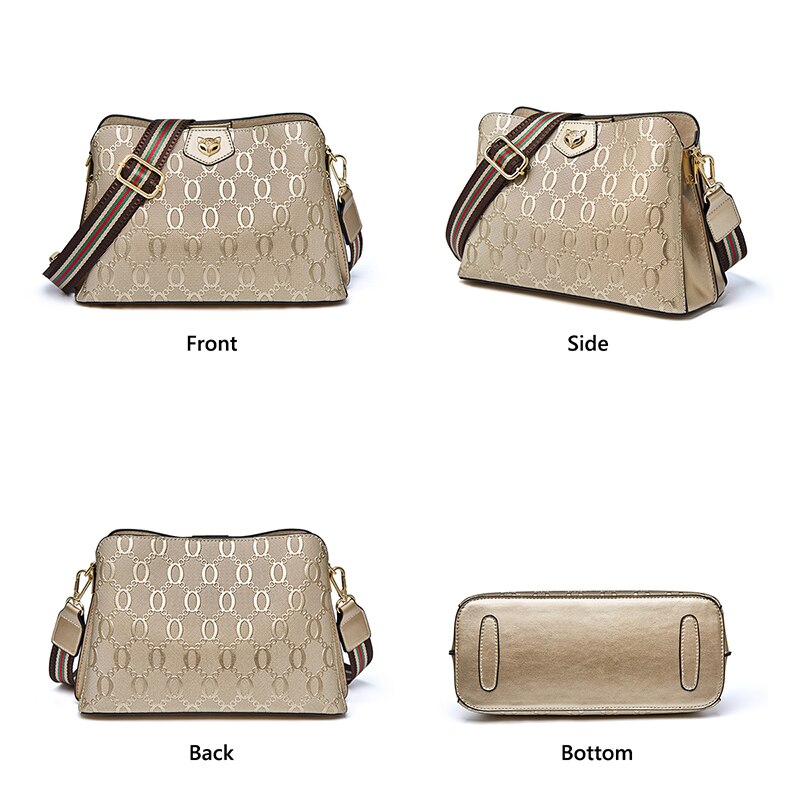 Women Split Leather Crossbody Bags