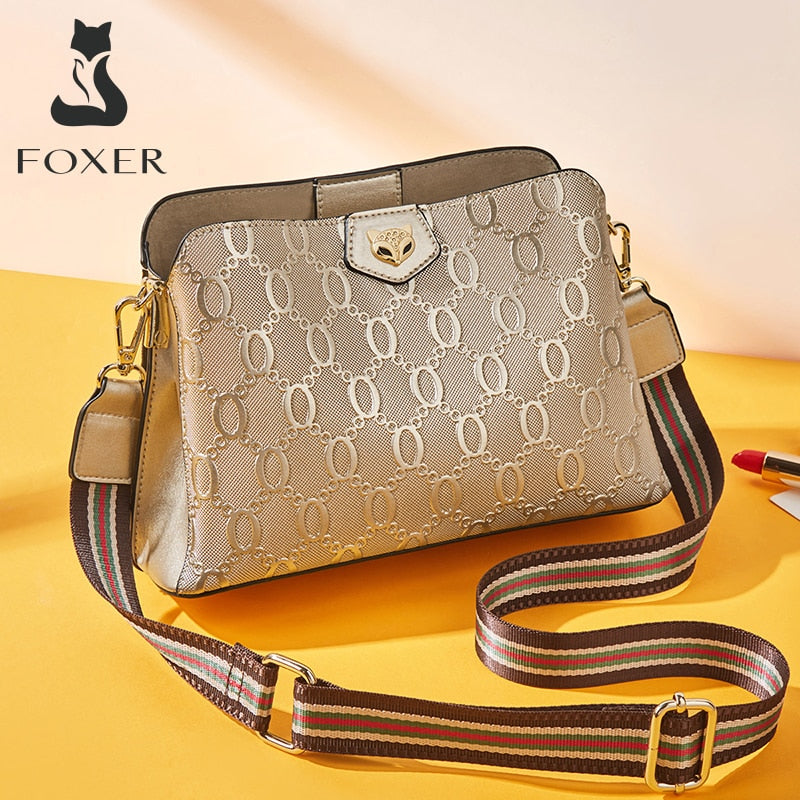 Women Split Leather Crossbody Bags