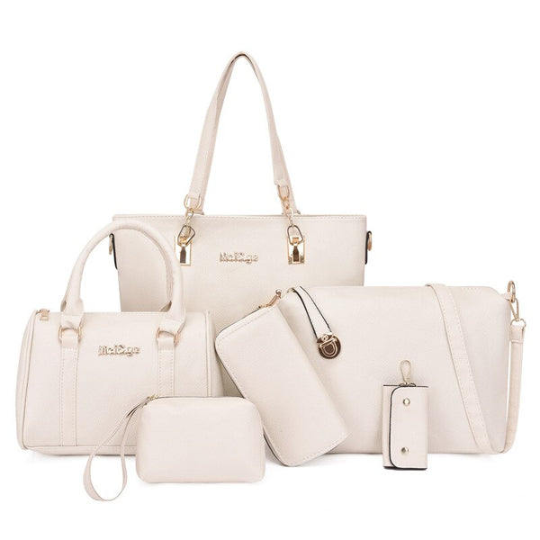 Six Piece Set  Leather  Bags