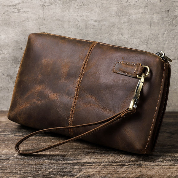 Genuine Leather Clutch Wallet Bag