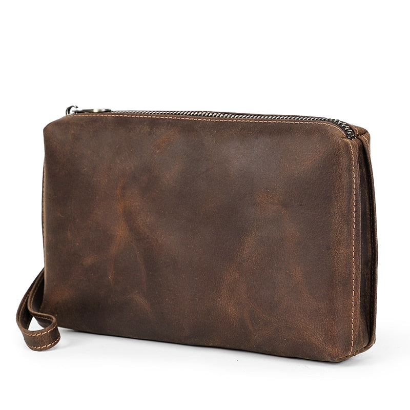 Genuine Leather Clutch Wallet Bag