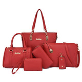 Six Piece Set  Leather  Bags